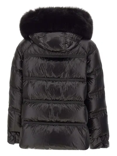 Peuterey Short Down Jacket In Black