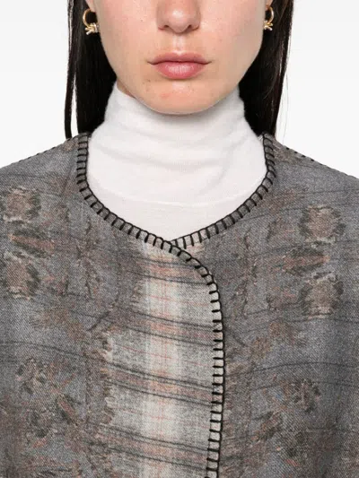 Pierre-louis Mascia Pierre Louis Mascia Wool Kimono In Multi
