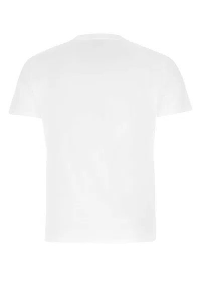 Polo Ralph Lauren Heavy Cotton T-shirt With Logo Embroidery In White