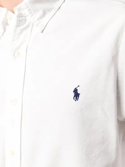 Polo Ralph Lauren Long Sleeve Sport Shirt In White