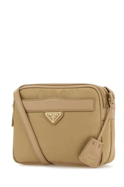 Prada Beige Re-nylon Crossbody Bag