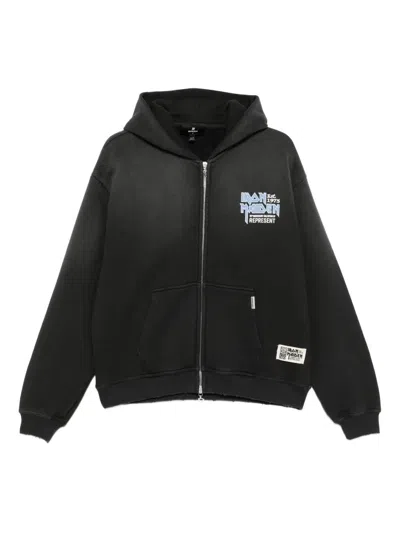 Represent Felpa  X Iron Maiden Anniversary In Cotone Antracite  Uomo