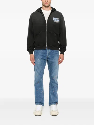 Represent Felpa  X Iron Maiden Anniversary In Cotone Antracite  Uomo