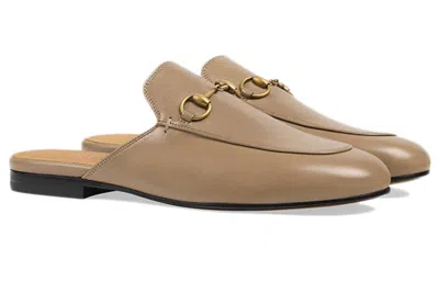 Gucci (wmns)  Princetown Leather Slipper 'brown Leather'