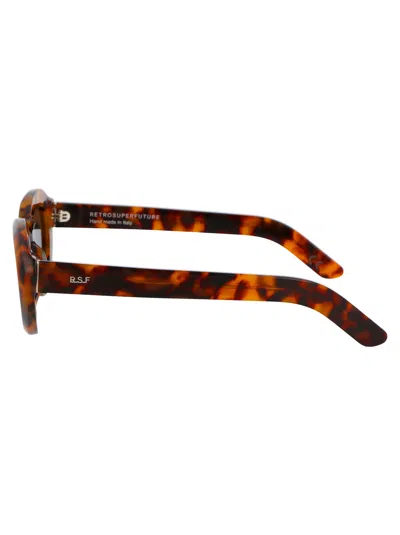 Retrosuperfuture Spotted Ana Acetate Sunglasses In Brown