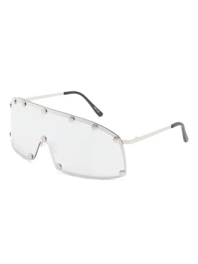 Rick Owens Shielding Sunglasses In Gray