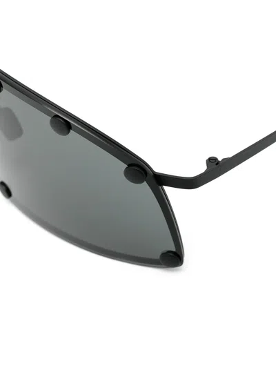 Rick Owens Shielding Sunglasses In Black