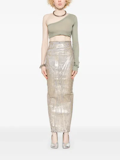 Rick Owens Ziggy Top In Green