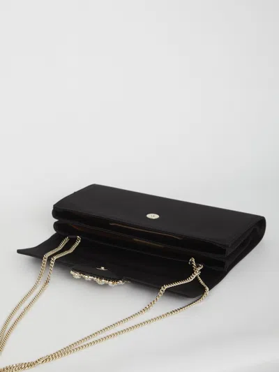 Roger Vivier Flower Buckle Pouch
