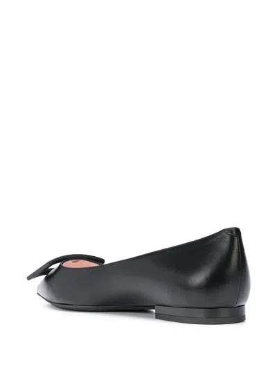 Roger Vivier Gommettine Ballerina Flats In Black