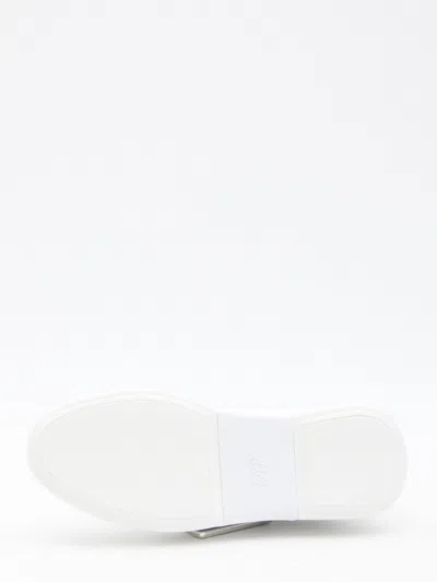 Roger Vivier Leather Viv' Skate Sneakers In White