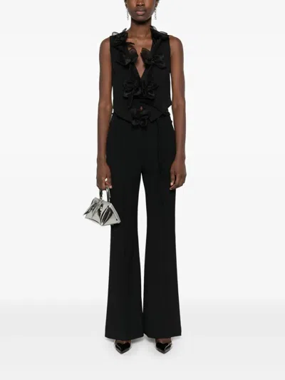 Rotate Birger Christensen Rotate Birgerchristensen High-.waist Trousers In Black