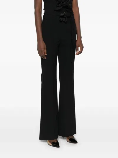 Rotate Birger Christensen Rotate Birgerchristensen High-.waist Trousers In Black