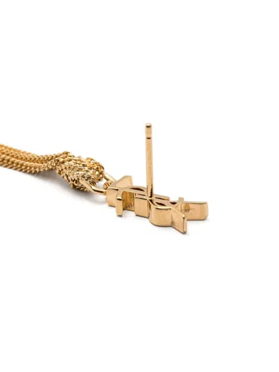 Saint Laurent Cassandre Tassel Metal Earrings