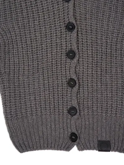 Stella Mccartney Dark Grey Cashmere Wool Blend