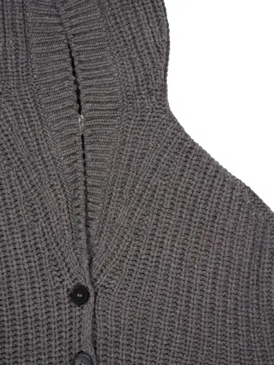 Stella Mccartney Dark Grey Cashmere Wool Blend