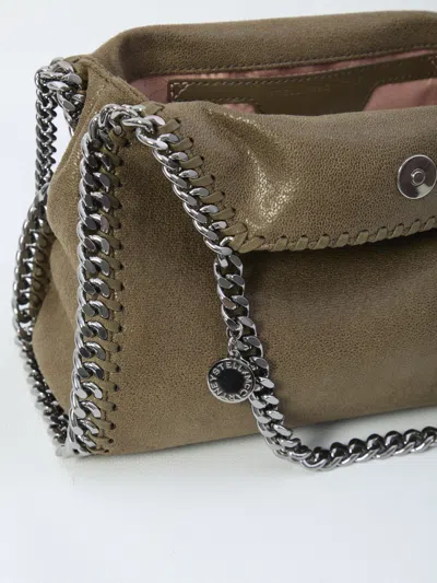 Stella Mccartney Army Green Shaggy Deer Mini Falabella Handbag