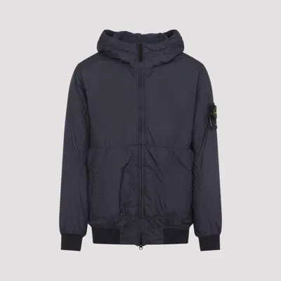 Stone Island Crinkle Reps Ny Light Puffer Jacket In Blue