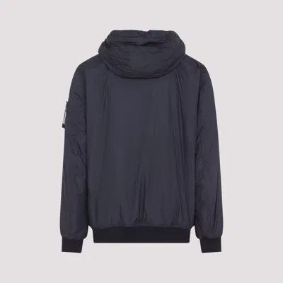 Stone Island Crinkle Reps Ny Light Puffer Jacket In Blue