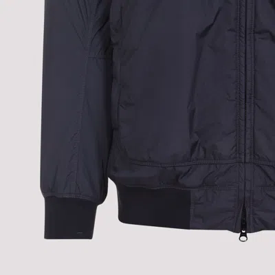 Stone Island Crinkle Reps Ny Light Puffer Jacket In Blue