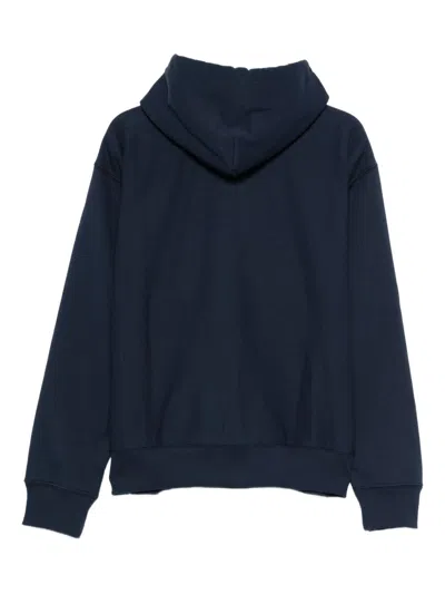 Stussy Blue Knit Cotton Sweater In Blue