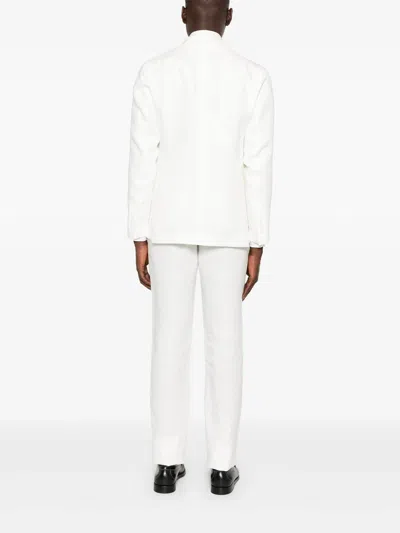 Tagliatore Single-breasted Dress In White