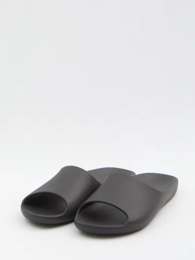 The Row Ama Slip-on In Rubber In Black