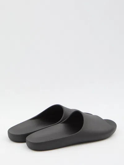 The Row Ama Slip-on In Rubber In Black
