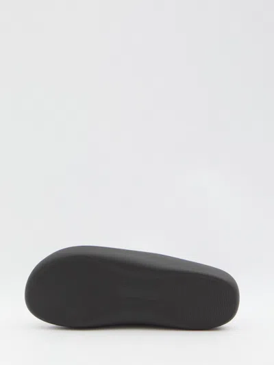 The Row Ama Slip-on In Rubber In Black