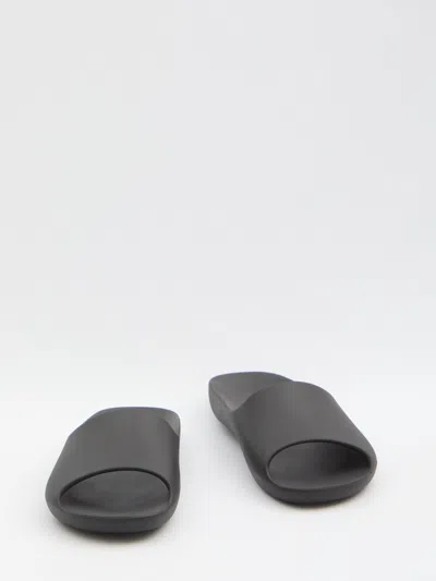 The Row Ama Slip-on In Rubber In Black