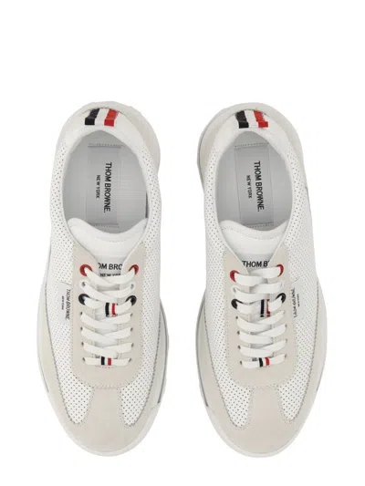 Thom Browne Sneaker Tech Runner In Gray