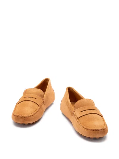 Tod's Gommino Driving Shoes In Neutral
