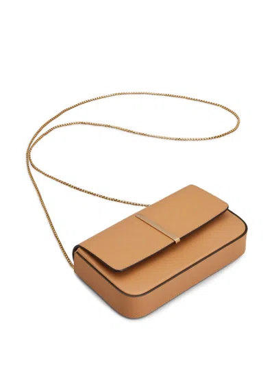 Tod's Flap Leather Mini Bag In Brown