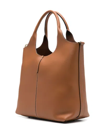 Tod's Small Leather Tote Shopping Bag