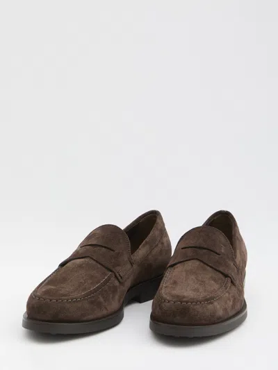 Tod's Gommino Penny Loafers In Brown