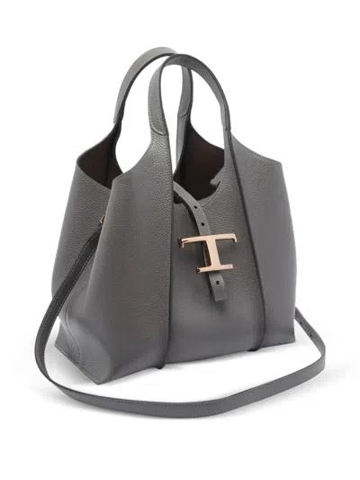 Tod's T Timeless Mini Leather Shopping Bag