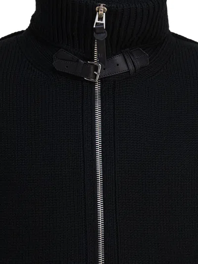 Tom Ford Black Wool Wool Jacket In Black