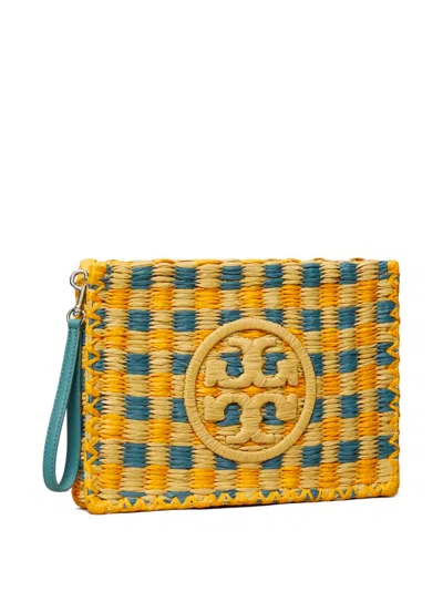 Tory Burch Ella Clutch Bag Hand Crocheted