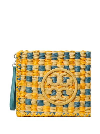 Tory Burch Ella Clutch Bag Hand Crocheted