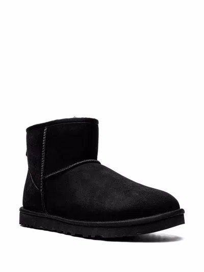 Ugg Mini Classic Ankle Boots In Black