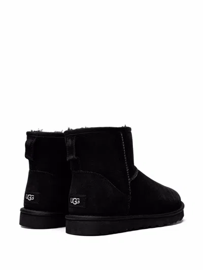 Ugg Mini Classic Ankle Boots In Black