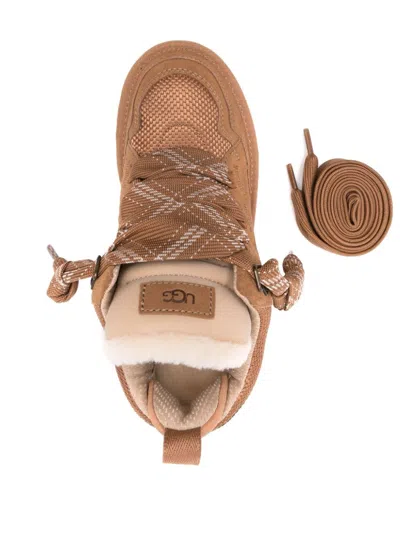Ugg Lowmel Donna Chestnut Sneakers In Brown