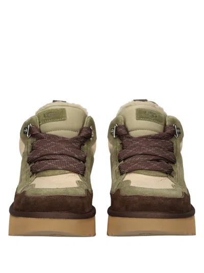 Ugg Lowmel Suede And Nylon Sneakers In Multi
