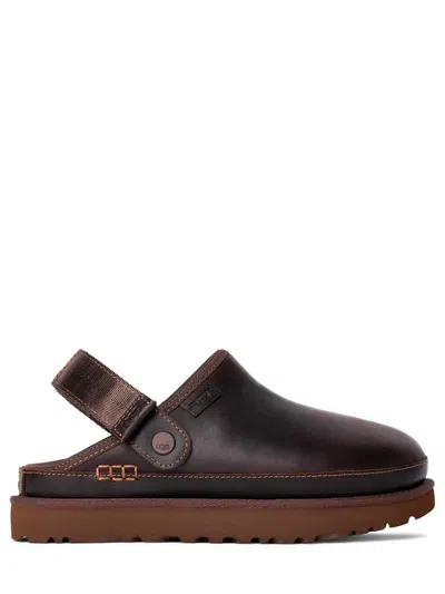 Ugg Leather Slingback Sandals Eva Outsole In Multi