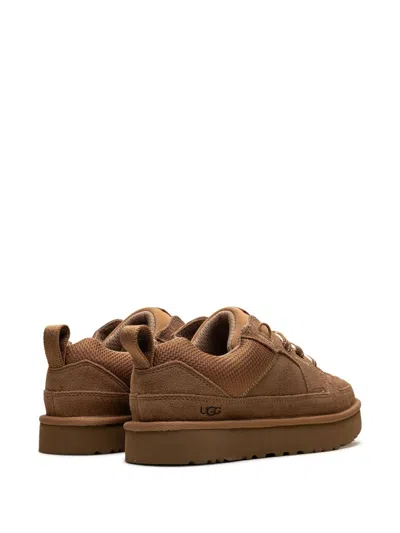 Ugg Biscuit Suede And Mesh Lowmel Sneakers In Brown