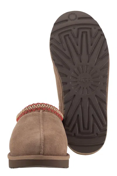 Ugg Lace-up Shoes Embroidered Trim In Neutral