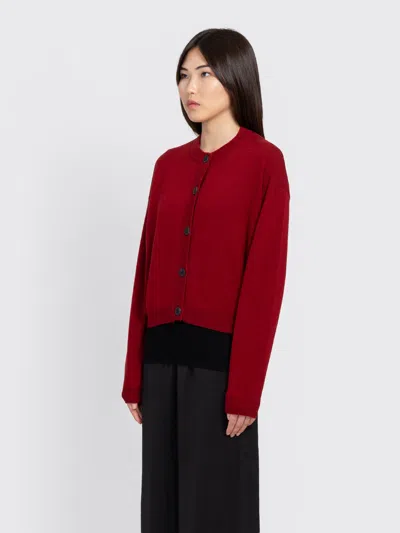 Minimum Assiana Cardigan In Burgundy
