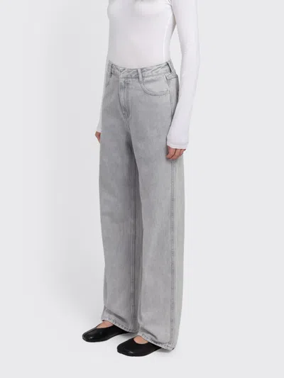 Amomento Color Indigo Denim In Gray