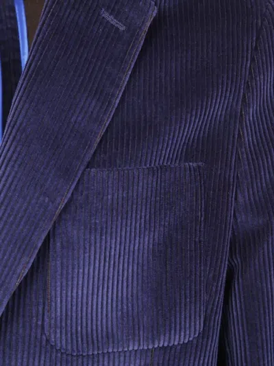 Paul Smith Mens Double Breast Blazer In Blue