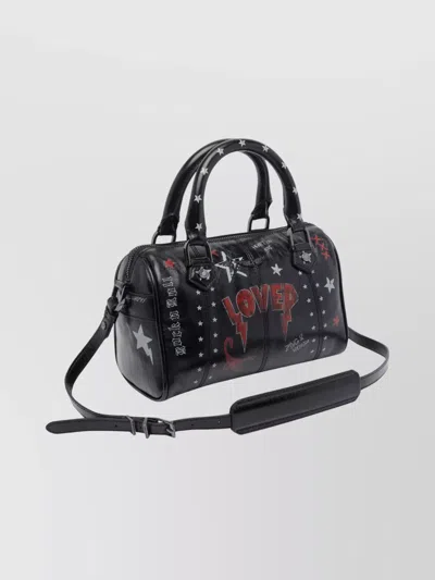 Zadig & Voltaire Womens Black Xs Sunny Vibe Punk Patent-leather Handbag